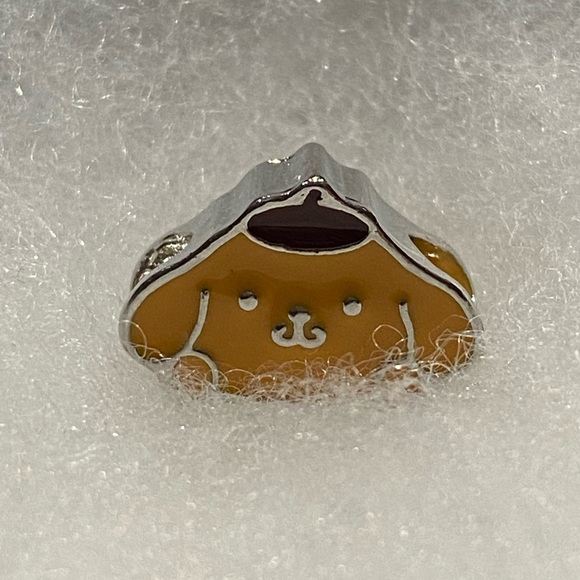 NEW•PomPomPurin silver/enamel DIY charm - Picture 3 of 8